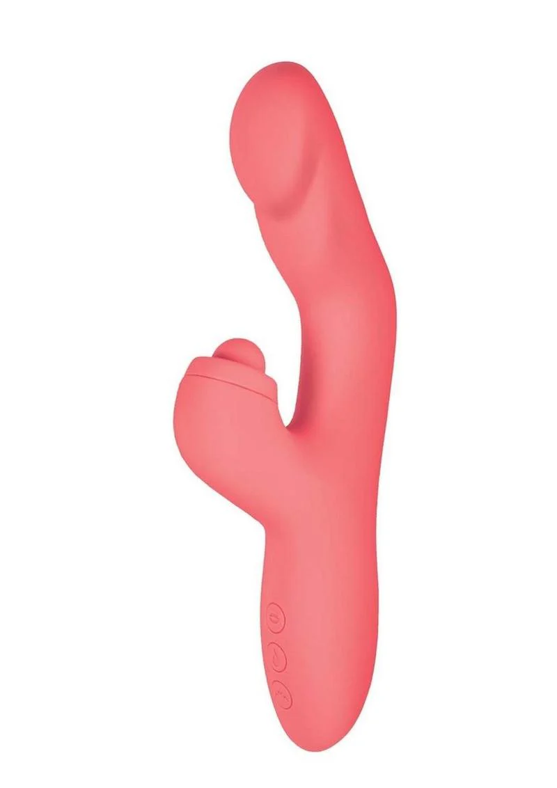 Goddess Heat Up Rechargeable Silicone Tapping Massager - Image 2