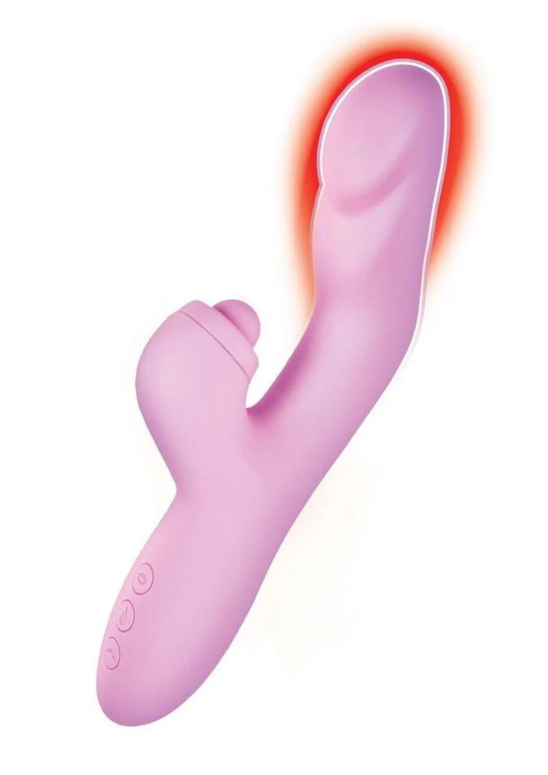 Goddess Heat Up Rechargeable Silicone Tapping Massager - Image 5