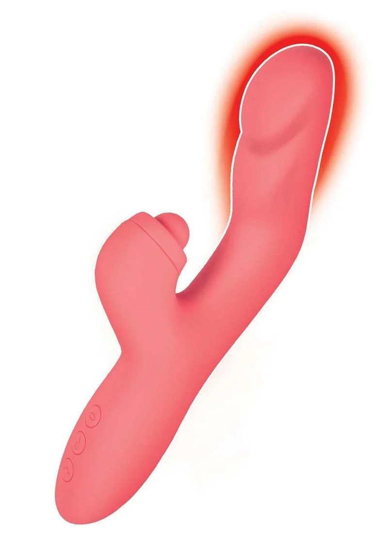 Goddess Heat Up Rechargeable Silicone Tapping Massager - Image 8