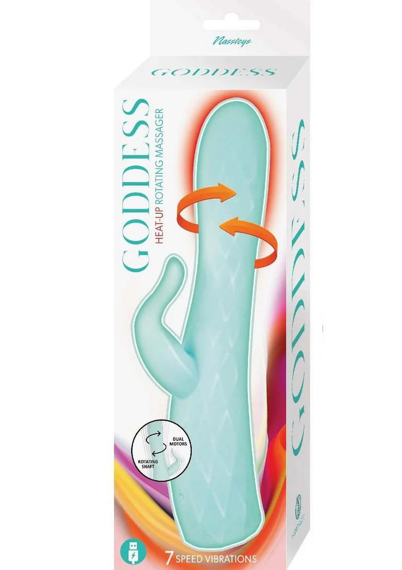 Goddess Heat Up Rotating Rechargeable Silicone Massager - Image 2
