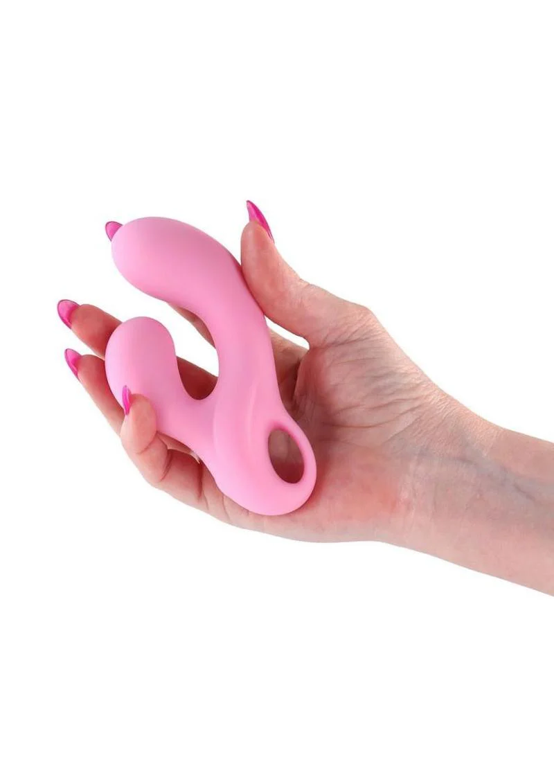 Gold-N-Dreams Agatha Rechargeable Silicone Rabbit Vibrator - Image 3