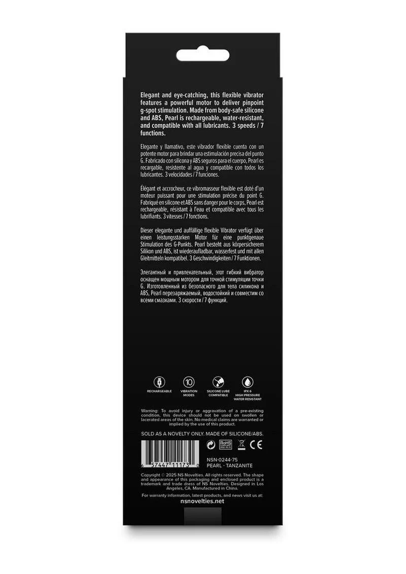Gold-N-Dreams Pearl Rechargeable Silicone Vibrator - Image 4