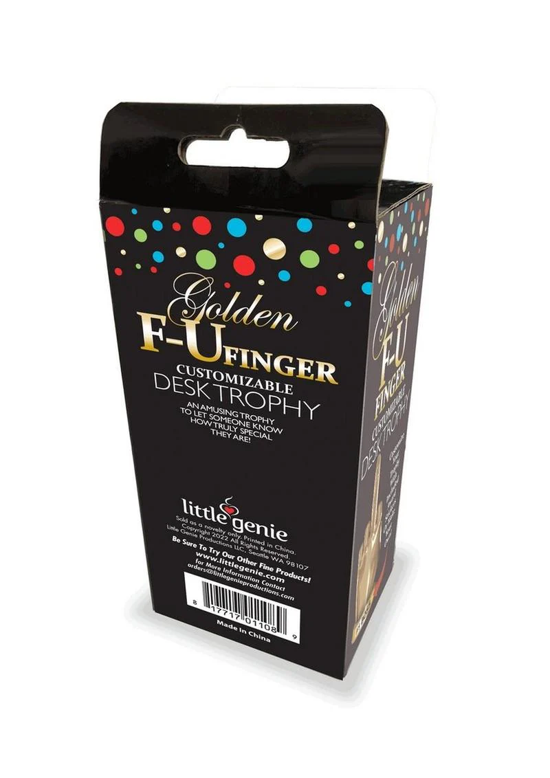 Golden F-U Finger Trophy - Image 3