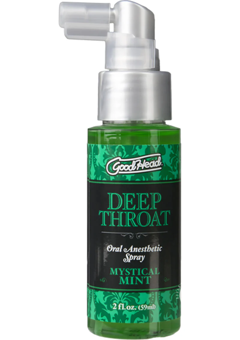 Goodhead Deep Throat Oral Anesthetic Spray Mystical Mint