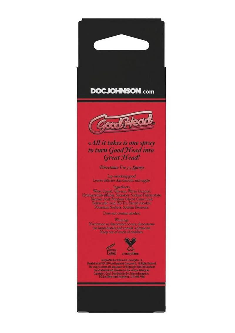 Goodhead Juicy Head Cocktails Dry Mouth Spray Boxed 2oz - Sex On The Beach - Image 3