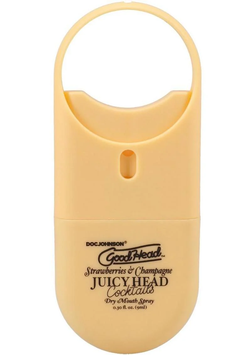 Goodhead Juicy Head Cocktails Dry Mouth Spray To-Go Strawberries and Champagne