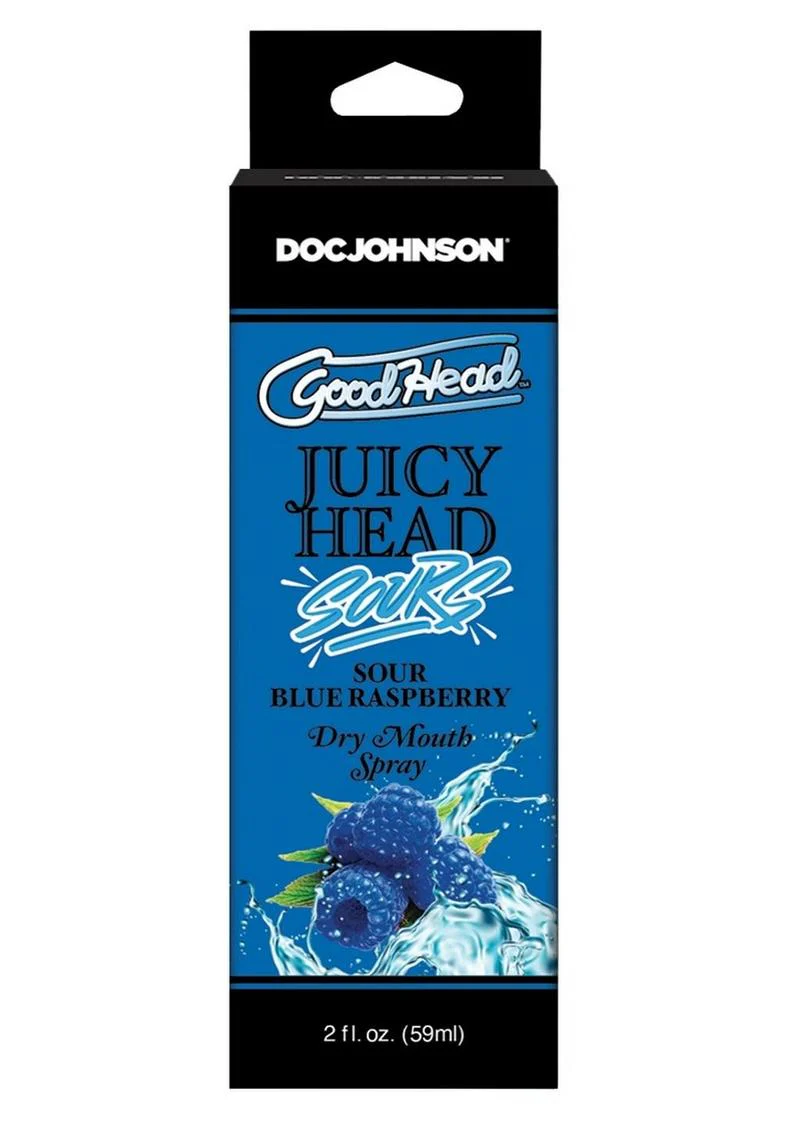 Goodhead Juicy Head Dry Mouth Spray - Sour Blue Raspberry - Image 2