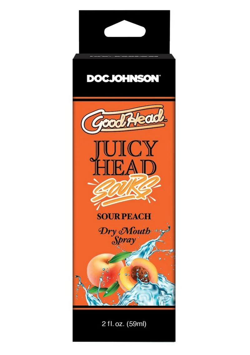 Goodhead Juicy Head Dry Mouth Spray - Sour Peach - Image 2