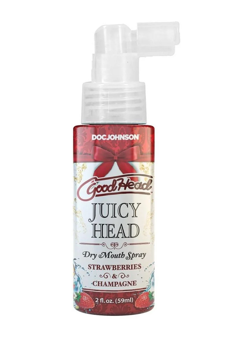 Goodhead Juicy Head Dry Mouth Spray - Strawberries and Champagne