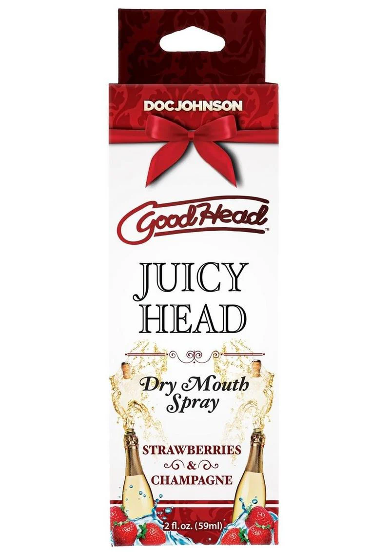 Goodhead Juicy Head Dry Mouth Spray - Strawberries and Champagne - Image 2