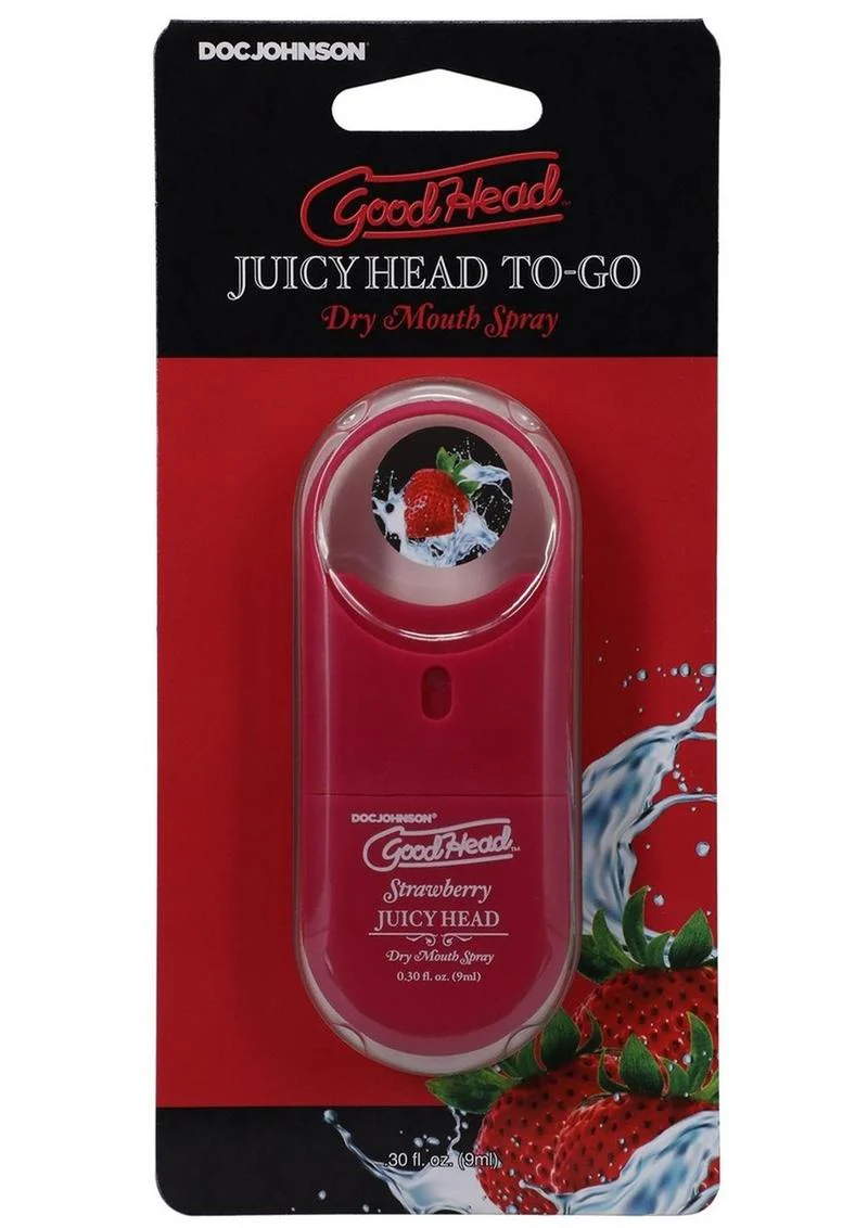 Goodhead Juicy Head Dry Mouth Spray To-Go Strawberry - Image 2