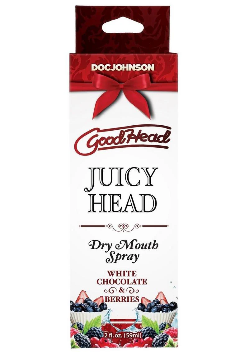 Goodhead Juicy Head Dry Mouth Spray - White Chocolate and Berries - Image 2