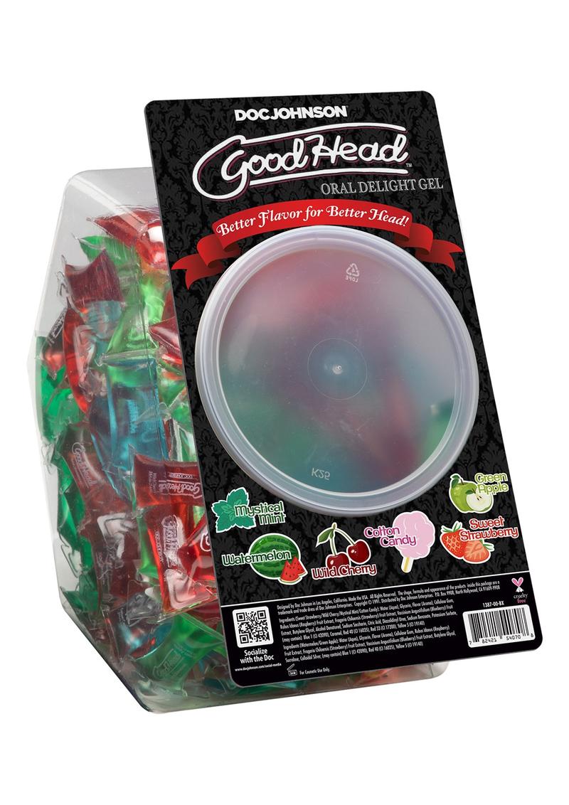 Goodhead Oral Delight Gel Lubricant Fishbowl - Image 2