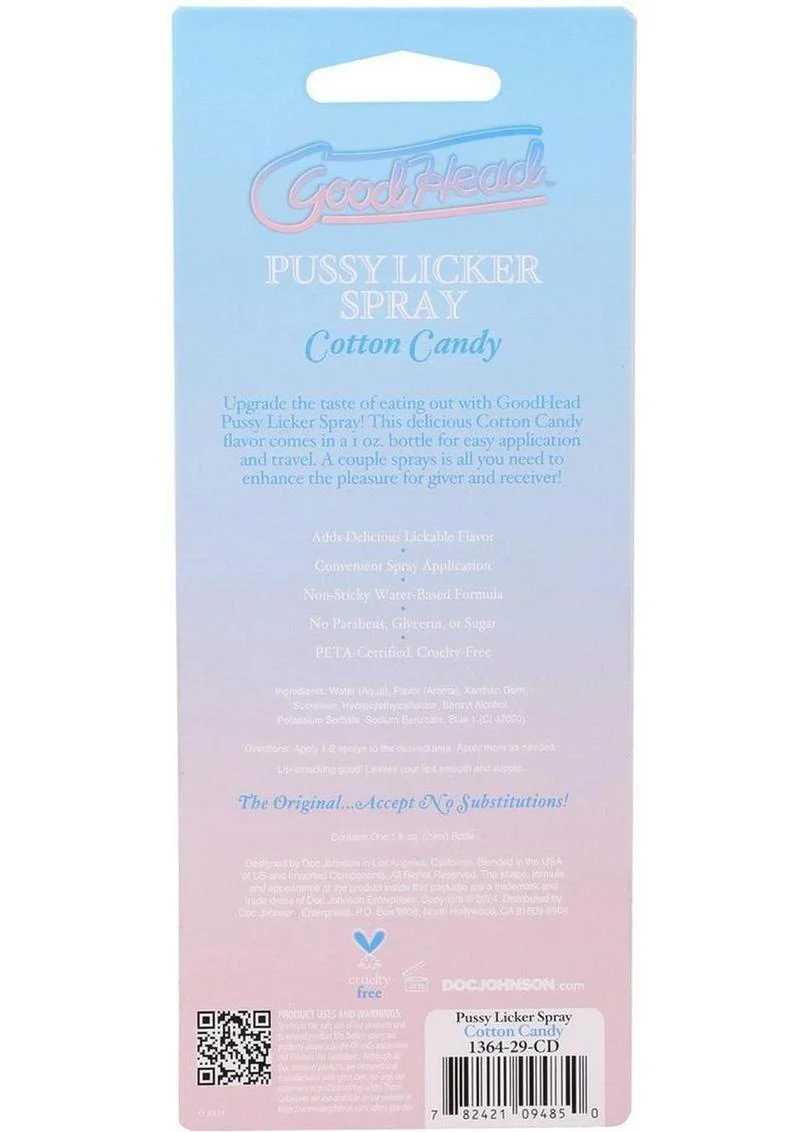 Goodhead Pussy Licker Spray - Cotton Candy - Image 4