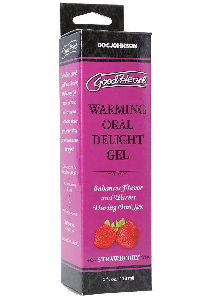Goodhead Warming Head Oral Delight Gel Flavored Strawberry - Image 2