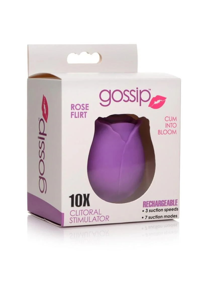 Gossip Rose Flirt 10x Rechargeable Silicone Clitoral Stimulator - Image 2