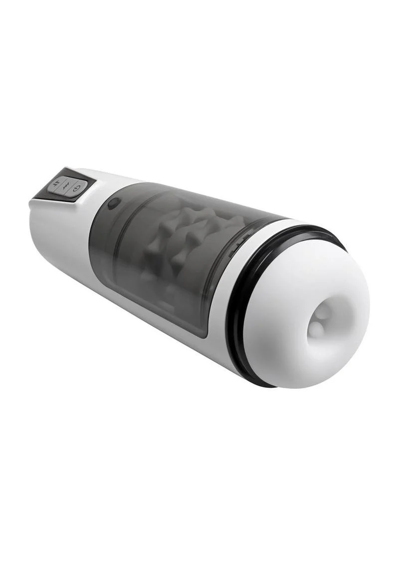 Gx Get Your Stroke On Rechargeable Silicone Thrusting Stroker - Image 3