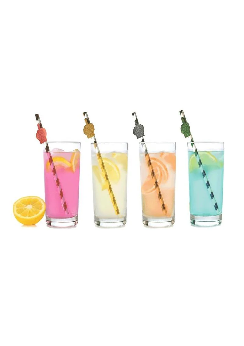 Happy F'n Birthday Tall Party Straws - Image 3