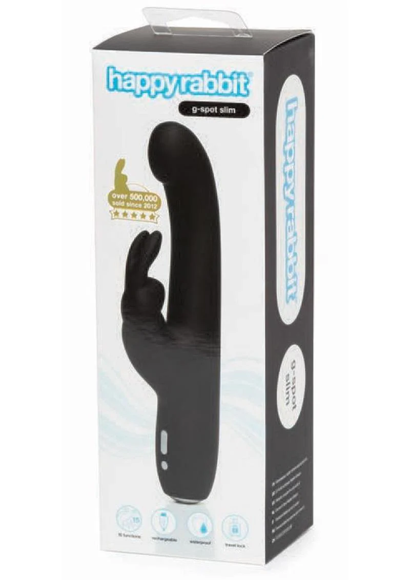 Happy Rabbit Slimline G-Spot Silicone Rabbit Vibrator - Image 2