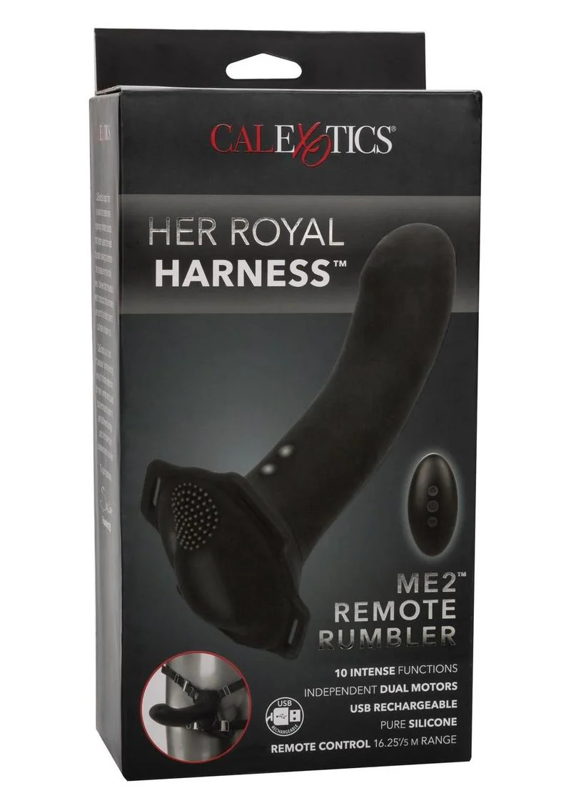 Her Royal Harness Me2 Remote Control Rechargeable Silicone Rumbler Probe - Image 2