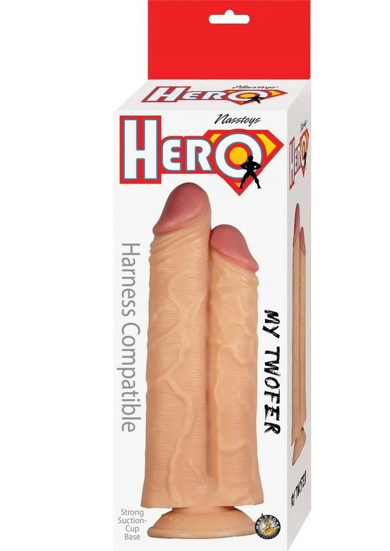 Hero My Twofer Double Dildo with Suction Cup - Image 2
