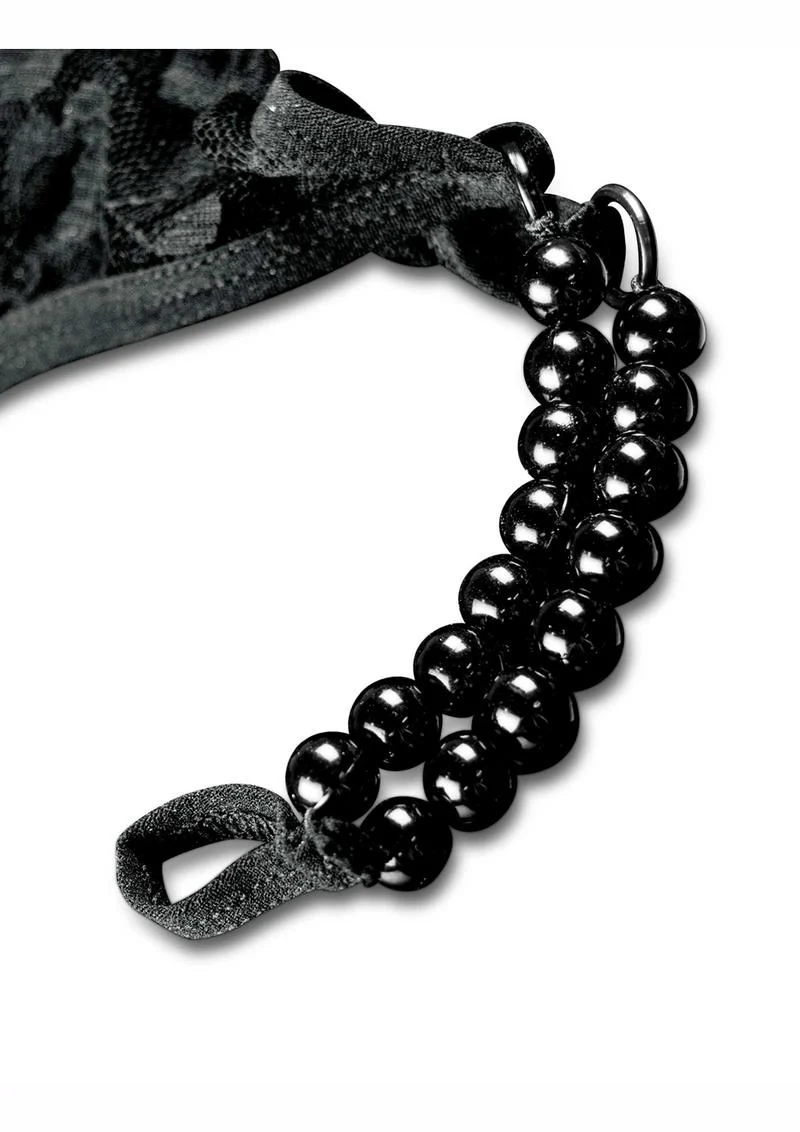 Hookup Panties Crotchless Pleasure Pearls - Image 3