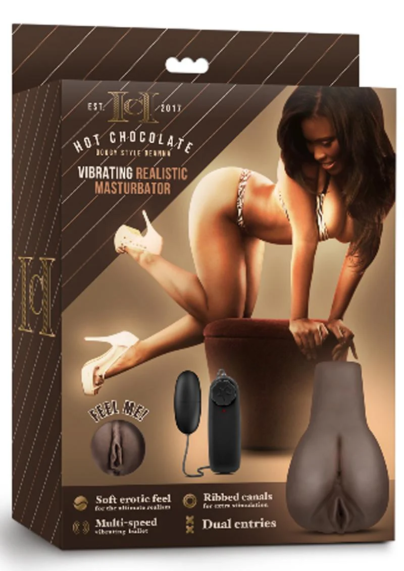 Hot Chocolate Doggy Style Deanna Vibrating Masturbator - Pussy - Butt - Image 2