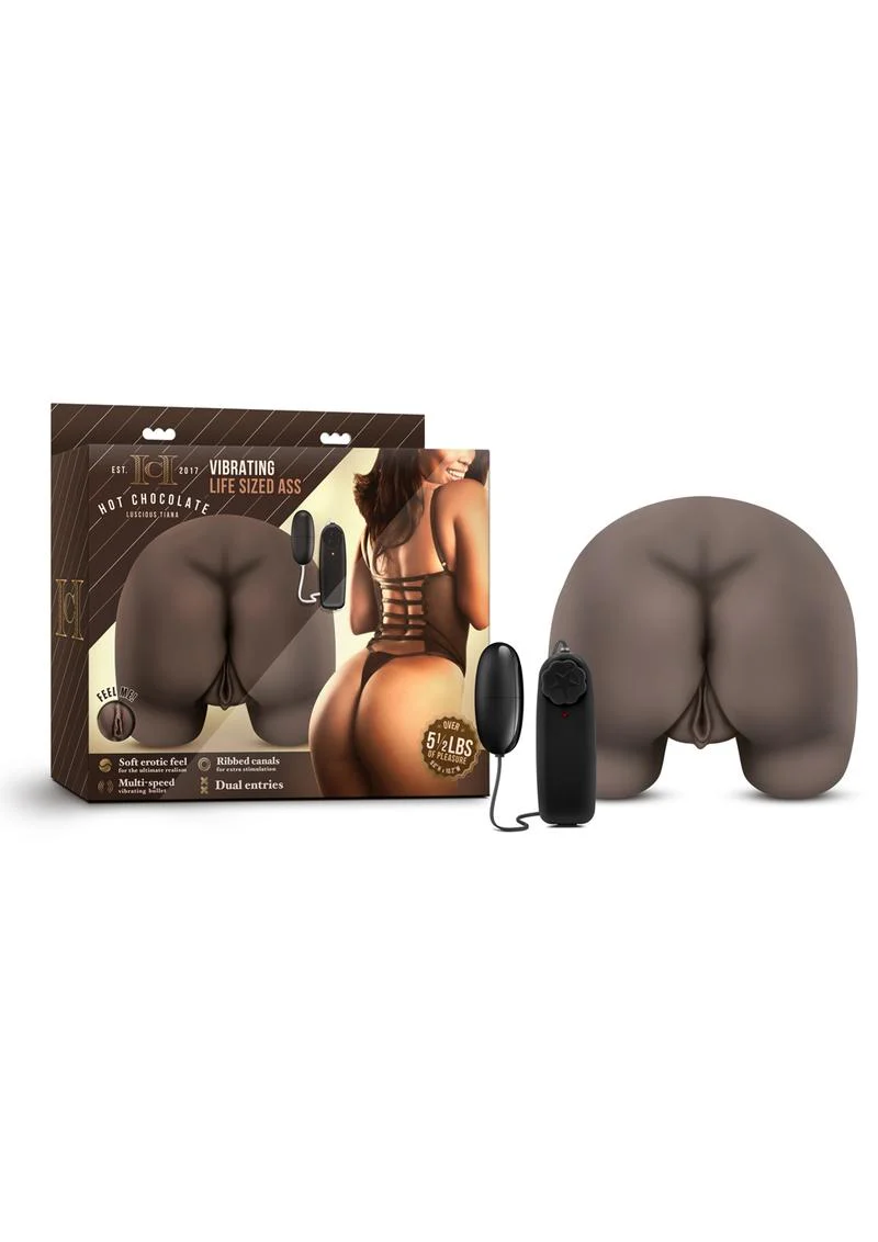 Hot Chocolate Luscious Tiana Vibrating Life Sized Masturbator - Butt - Image 2