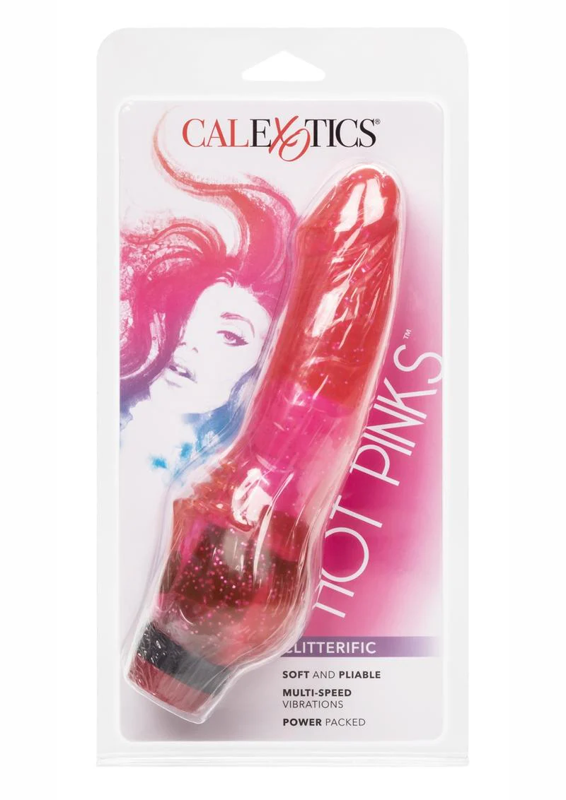 Hot Pinks Cliterrific Vibrating Dildo - Image 2