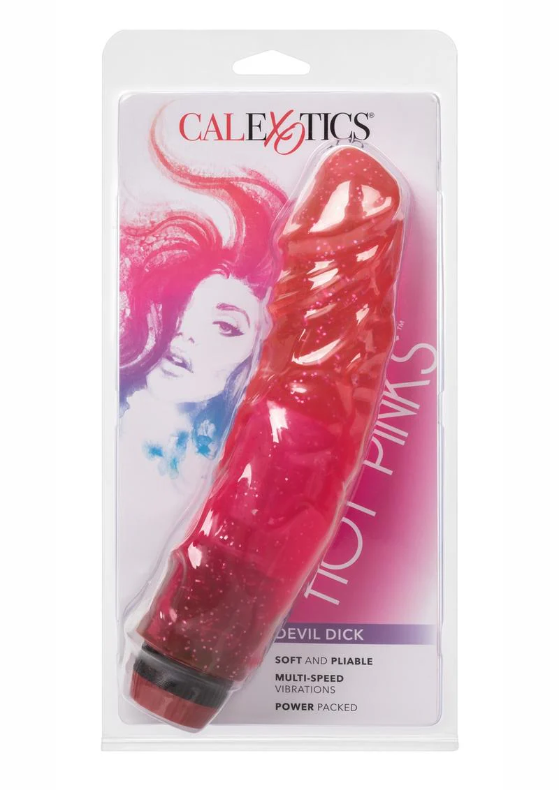 Hot Pinks Devil Dick Vibrating Dildo - Image 2