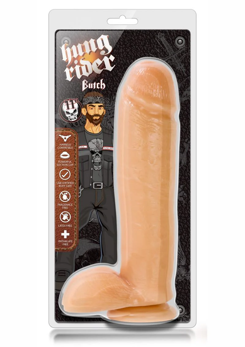 Hung Rider Butch Dildo with Balls - Image 2