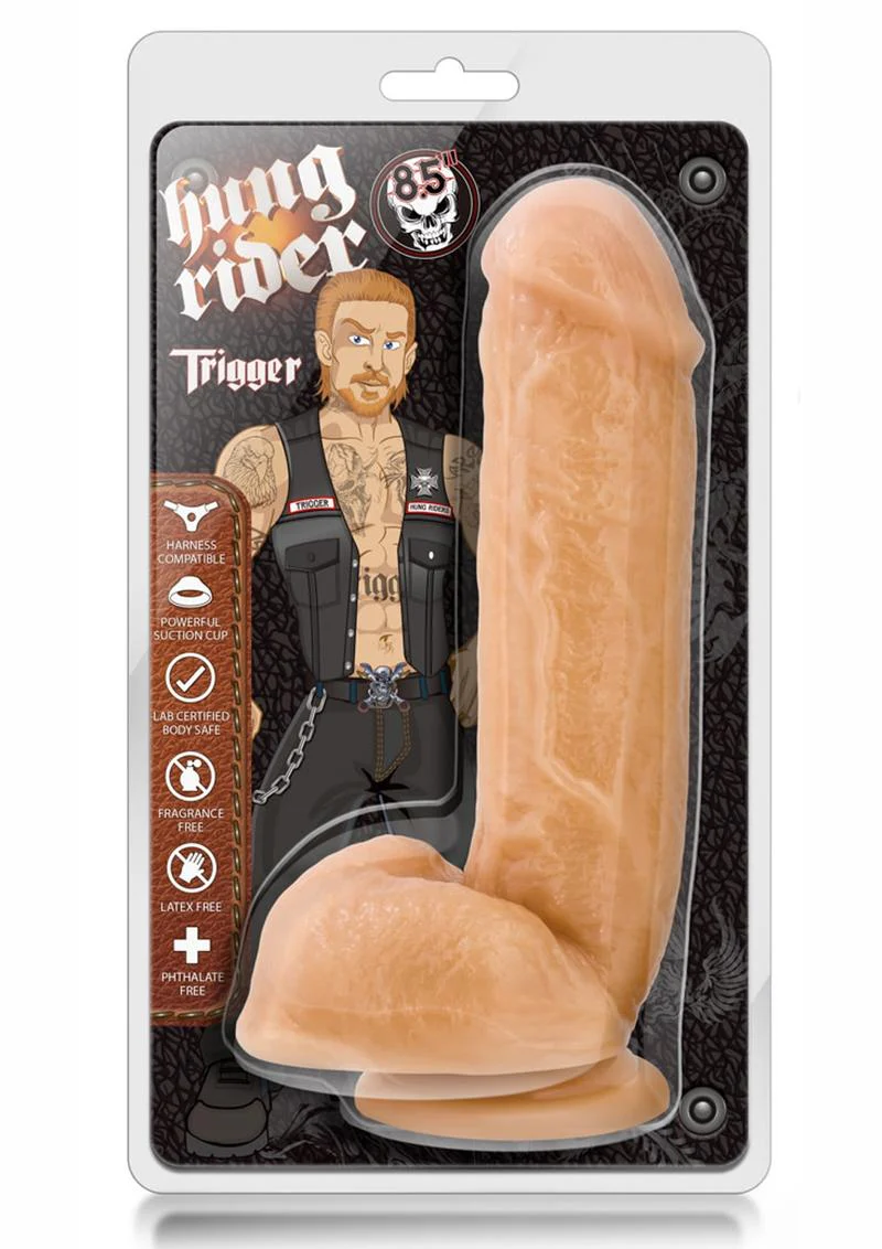 Hung Rider Trigger Dildo with Balls - Image 2