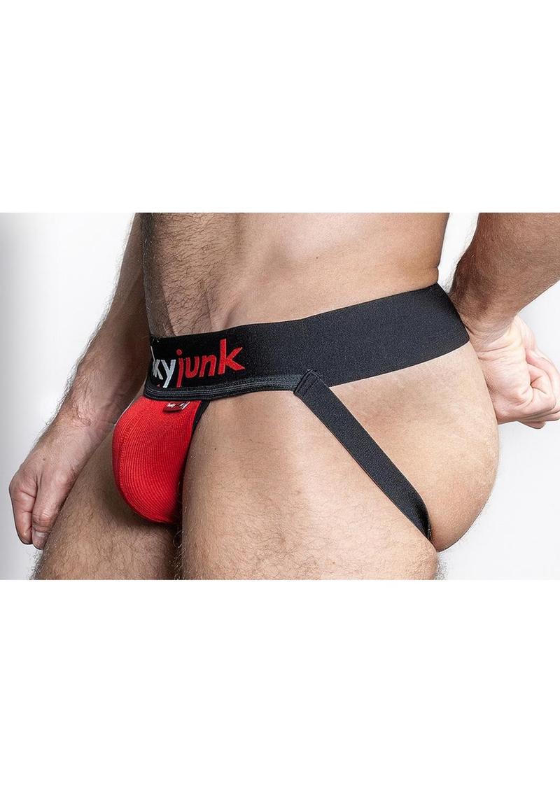 Hunker Comfy Pouch Slider-Strap Jock - Red Hot - Image 19