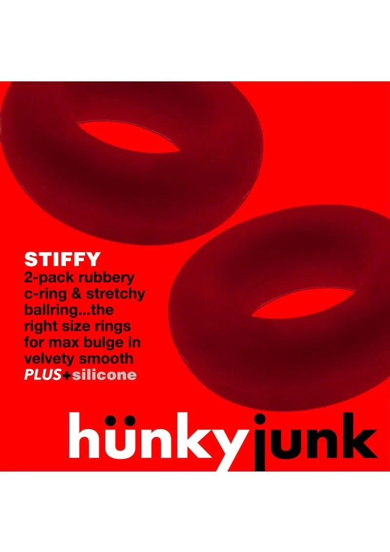Hunkyjunk Stiffy Bulge Silicone Cock Rings - Image 7