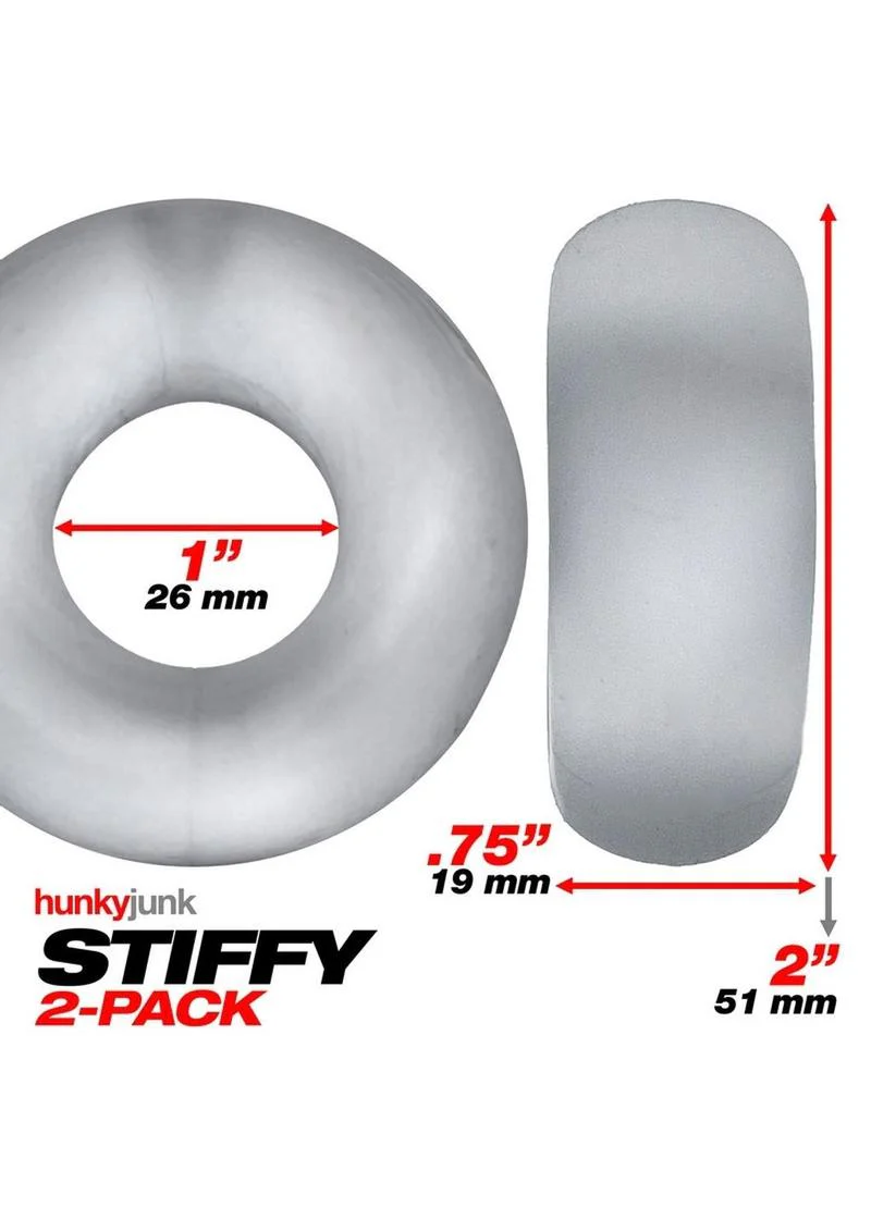 Hunkyjunk Stiffy Bulge Silicone Cock Rings - Image 9
