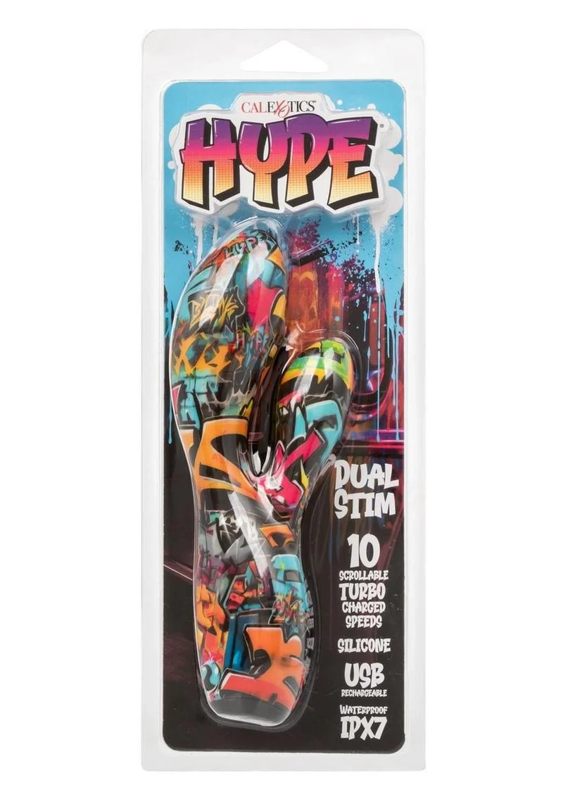 Hype Dual Stim Rechargeable Silicone Rabbit Vibrator - Image 2