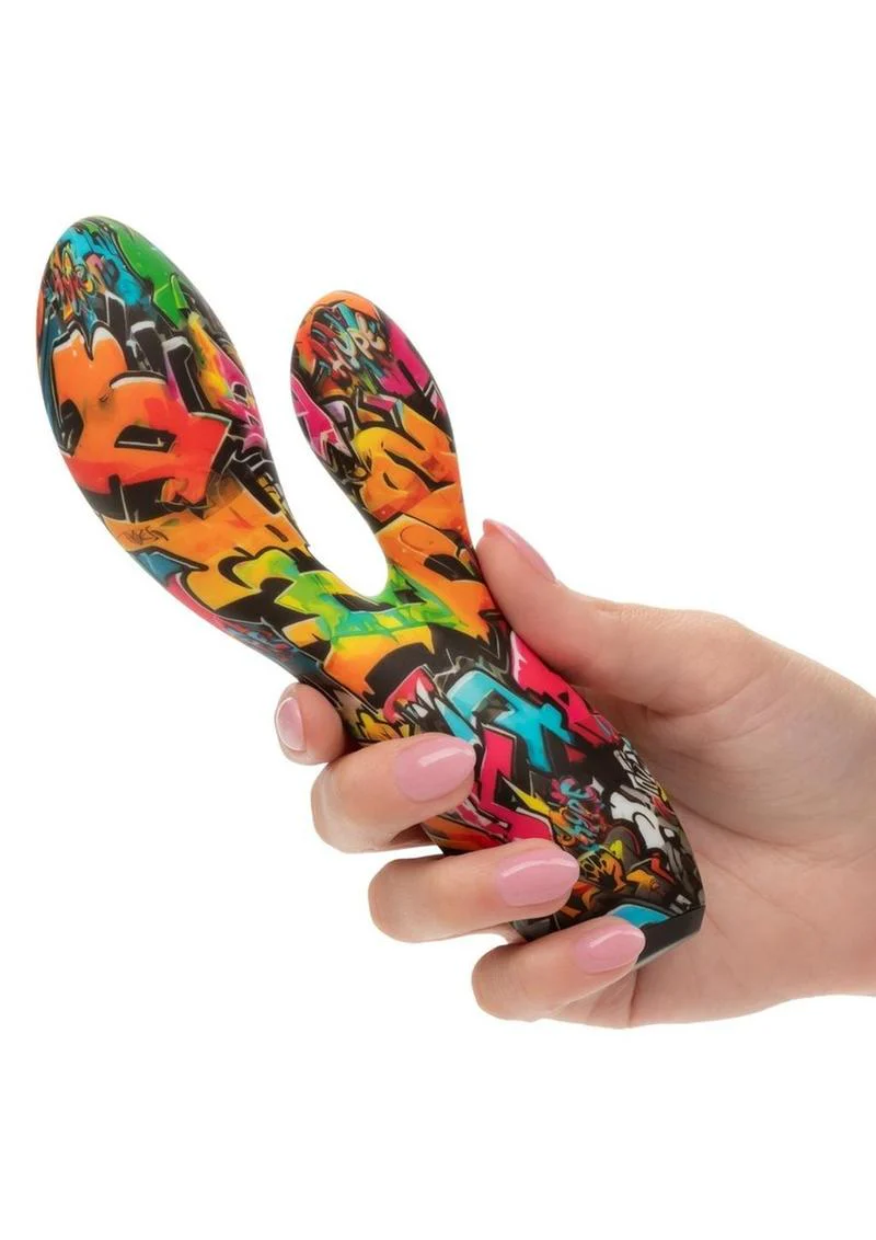 Hype Dual Stim Rechargeable Silicone Rabbit Vibrator - Image 4