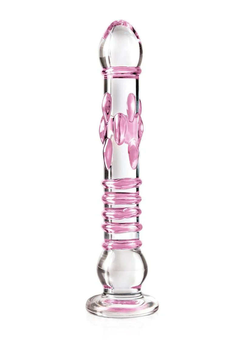 Icicles No. 6 Textured Glass Dildo