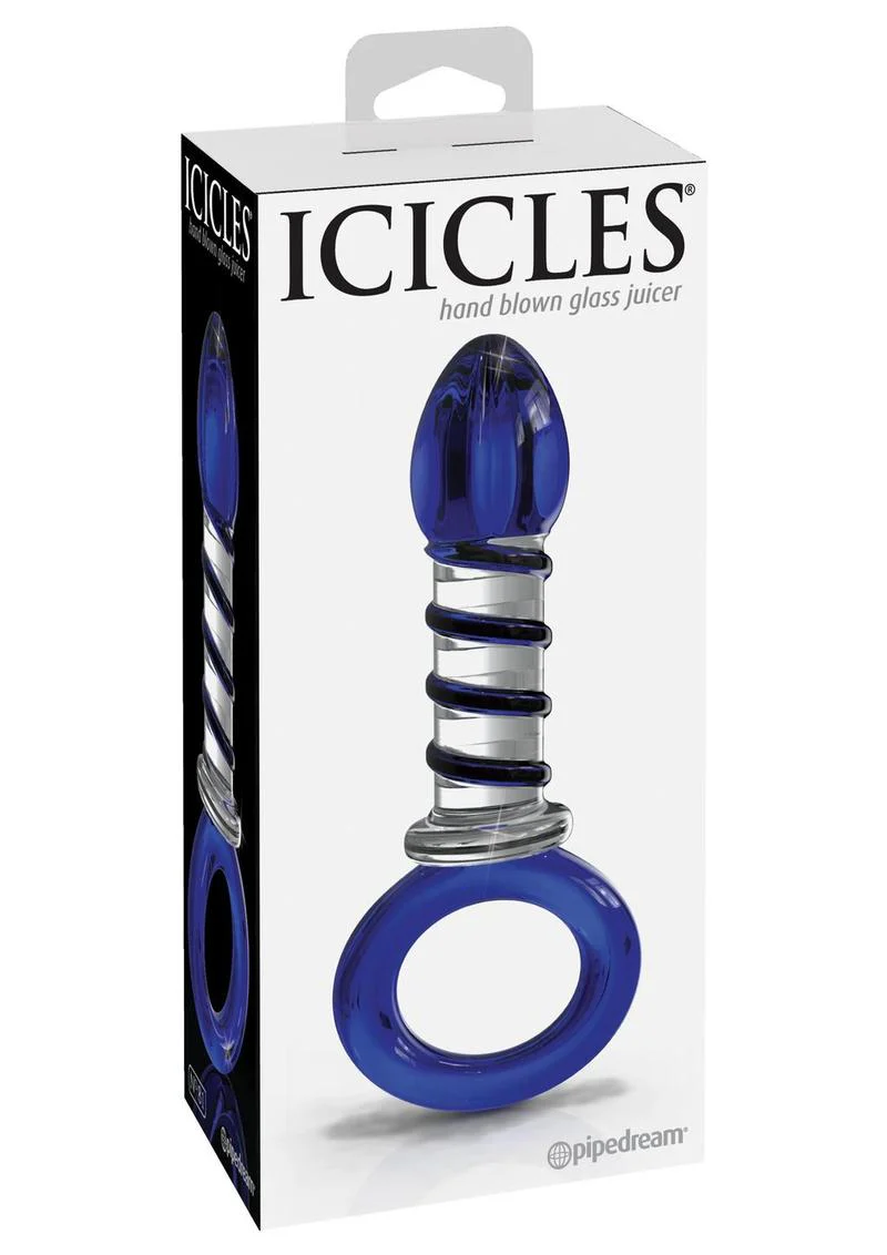 Icicles No 81 Textured Glass Juicer Anal Probe - Image 3