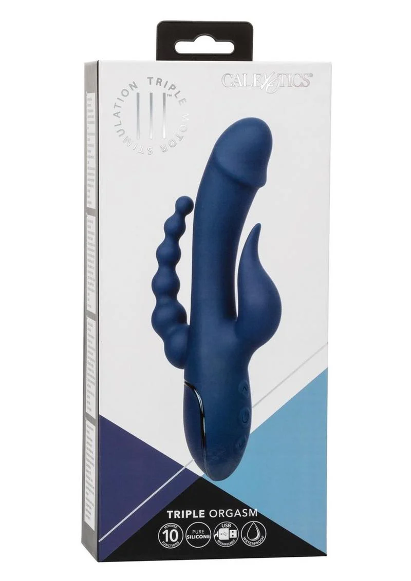 III Triple Orgasm Rechargeable Silicone Stimulating Vibrator - Image 2