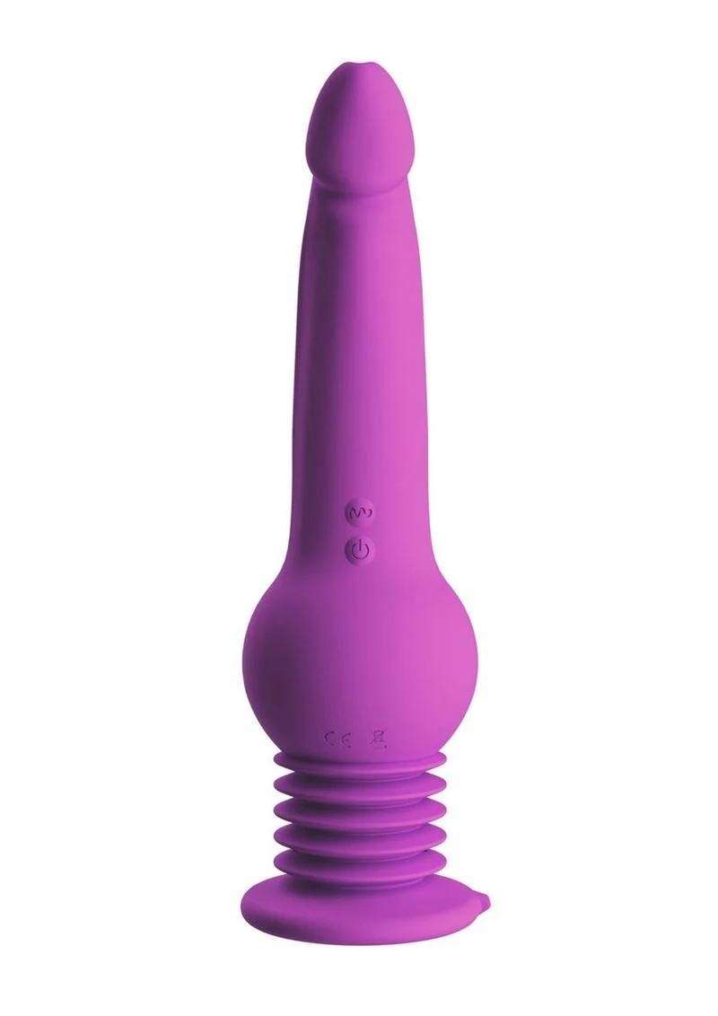 Impressions New York Rechargeable Silicone Gyro-Quake Dildo - Image 4