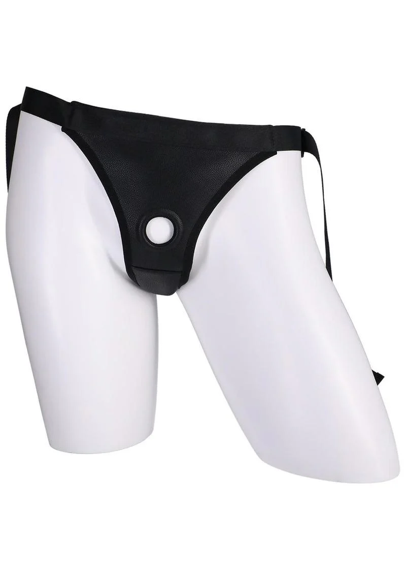 In A Bag Vegan Leather Silicone Harness and Dong - Image 3