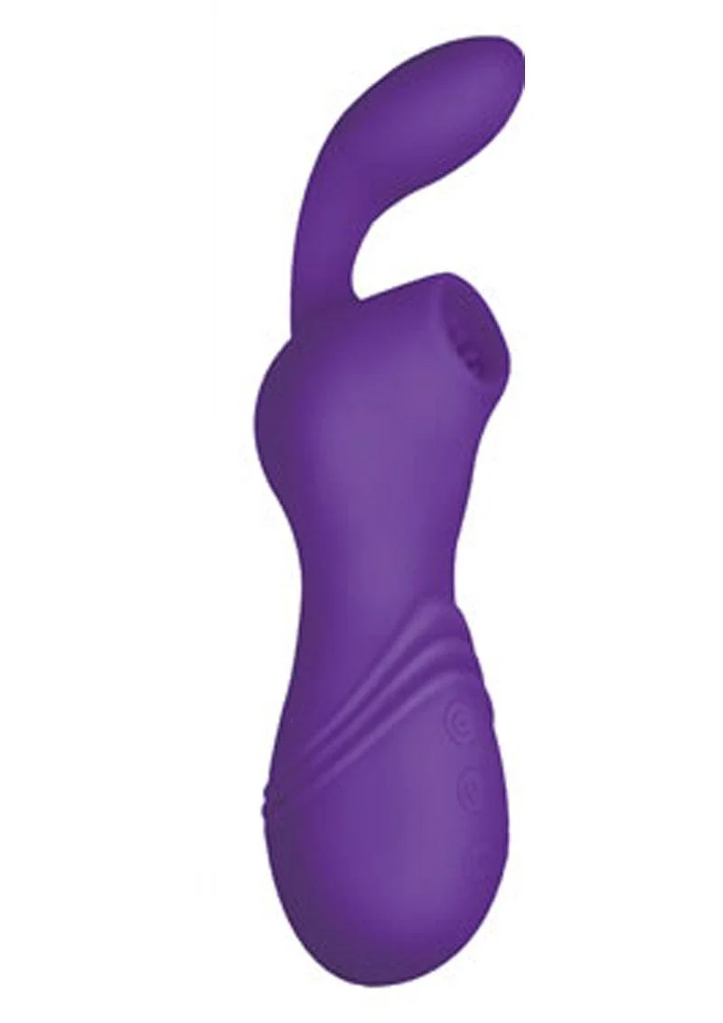 Infinitt Suction Massager Two Rechargeable Silicone Vibrator - Image 2