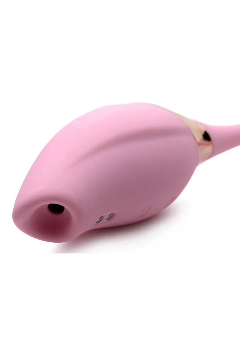 Inme Shegasm 8x Tandem Plus Rechargeable Silicone Suction Clitoral Stimulator and Egg - Image 3