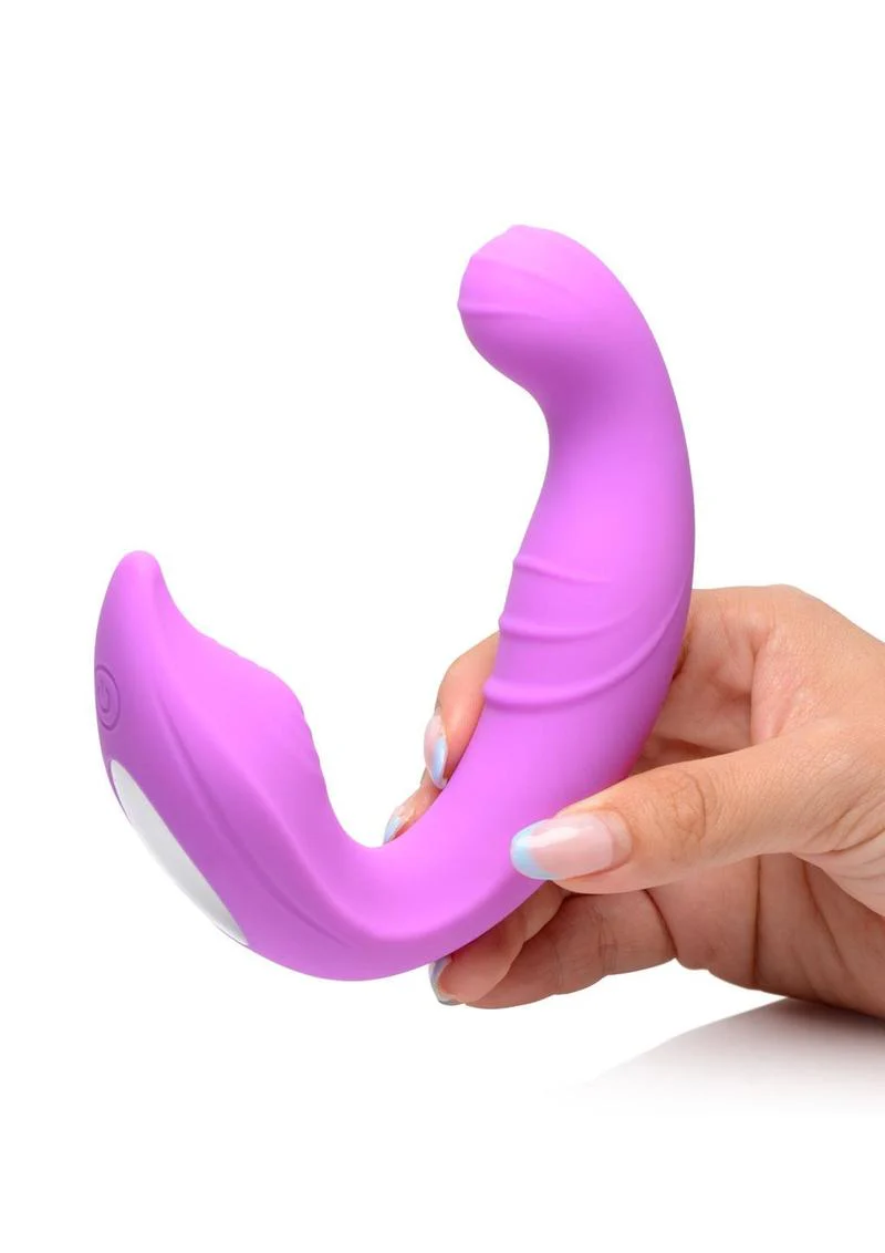 Inmi 5x Come Hither Rechargeable Silicone Vibrator with Remote Control - Image 4