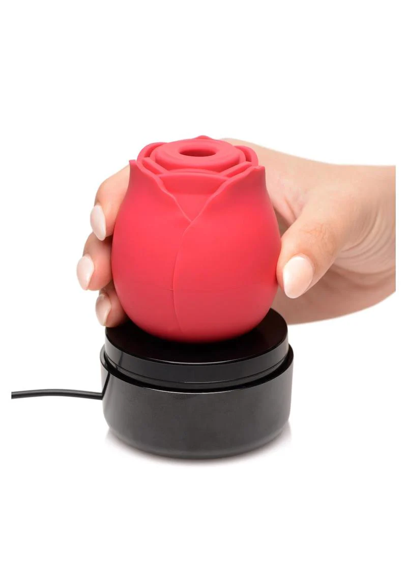 Inmi Bloomgasm Enchanted Rose Rechargeable Silicone 10x Clitoral Stimulator - Image 3