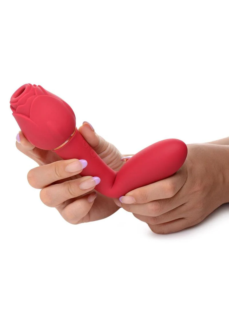 Inmi Bloomgasm Suction Rose Vibrator Rechargeable Clit Stimulator - Image 4