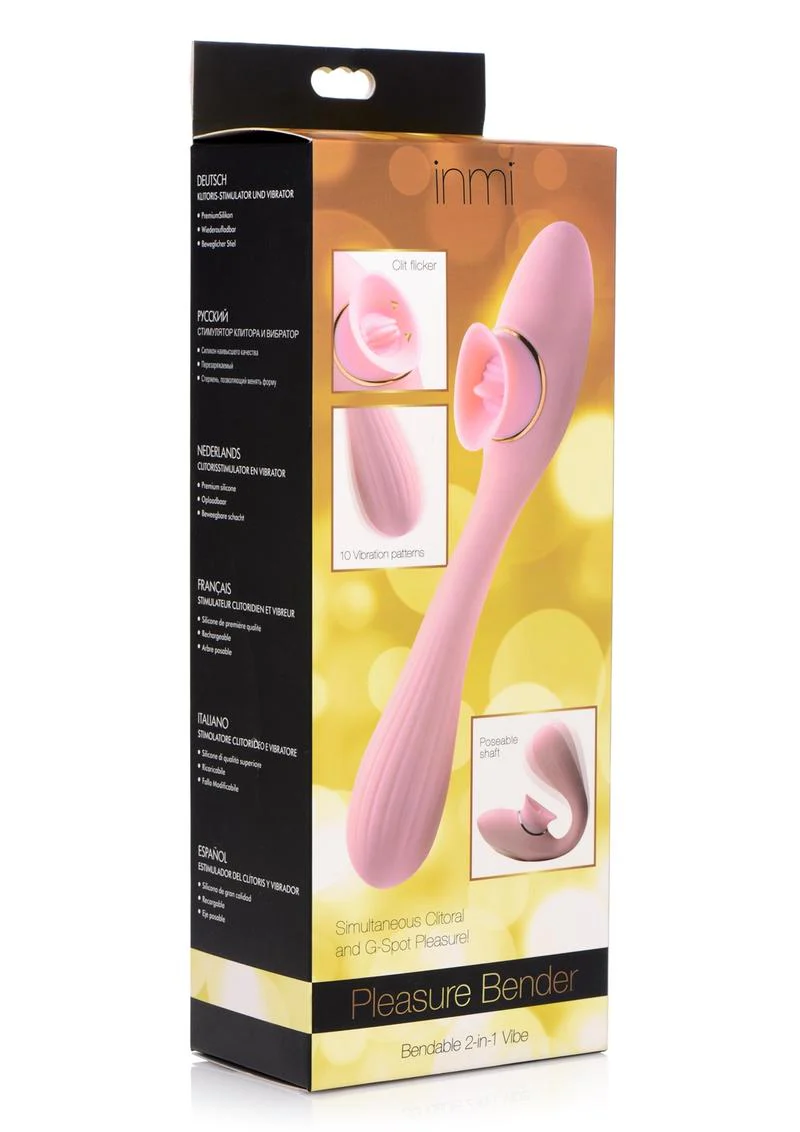 Inmi Pleasure Bender Bendable 2-In-1 Vibe - Image 2