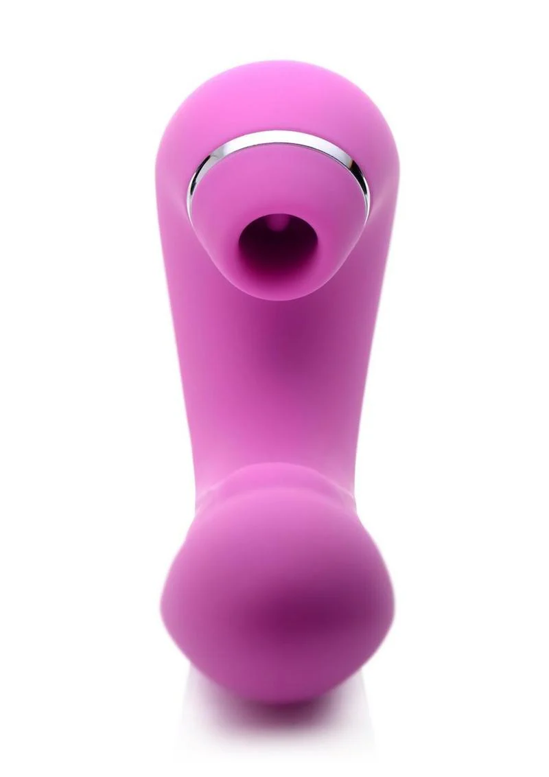 Inmi Shegasm 5 Star Tapping Silicone Rechargeable G-Spot Vibrator with Suction - Image 3