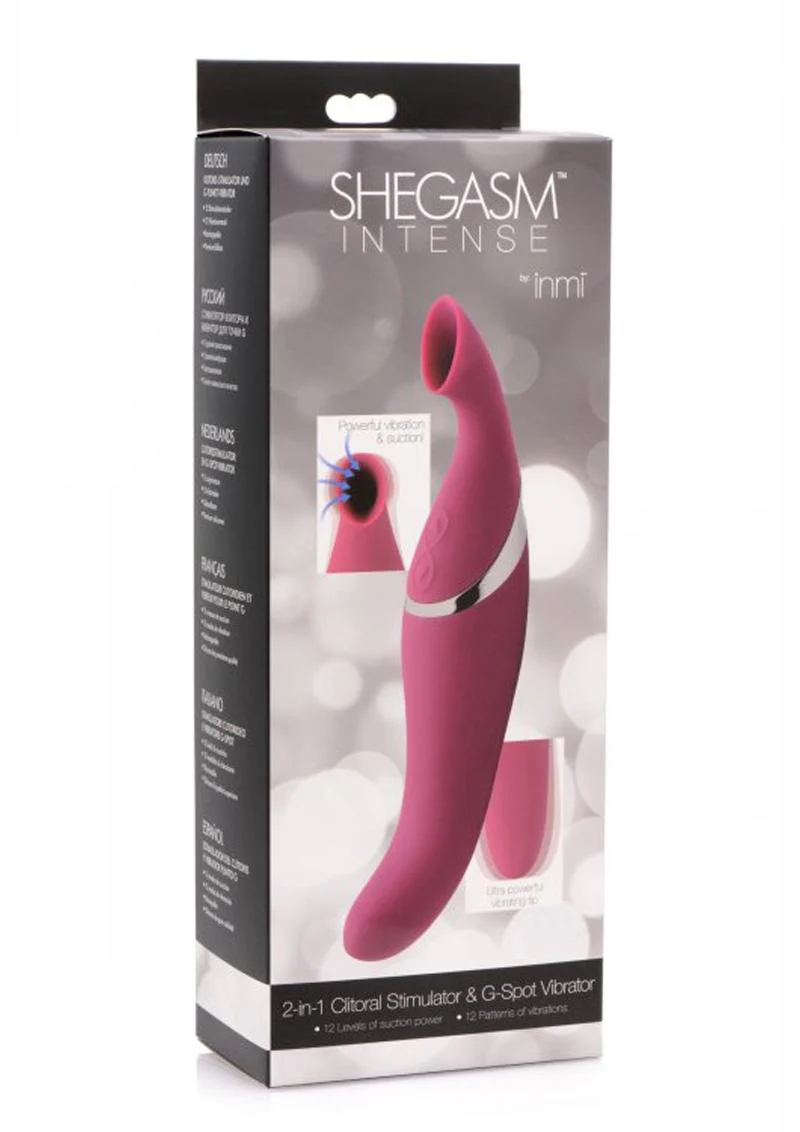 Inmi Shegasm Intense 2-In-1 Clit Stimulator and G-Spot Vibrator - Image 2